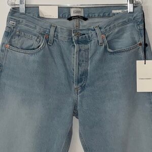 CITIZENS OF HUMANITY 100% ORGANIC COTTON NEVE LOW SLUNG RELAXED SCOUT SIZ 28 NWT